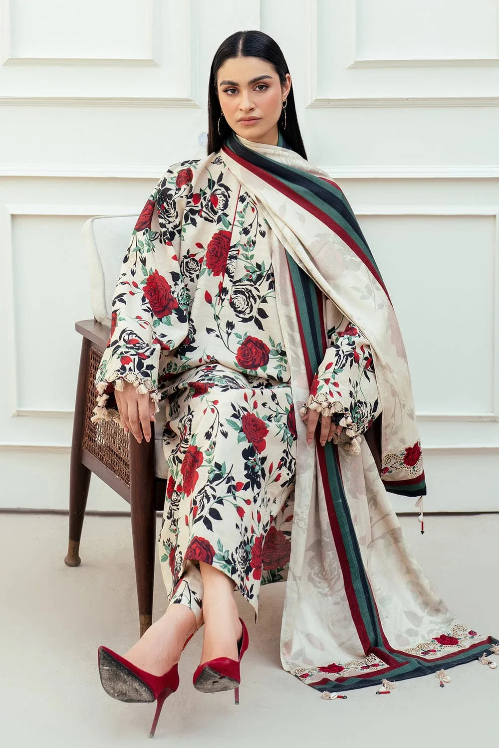 Swiss monal lawn 3 pc